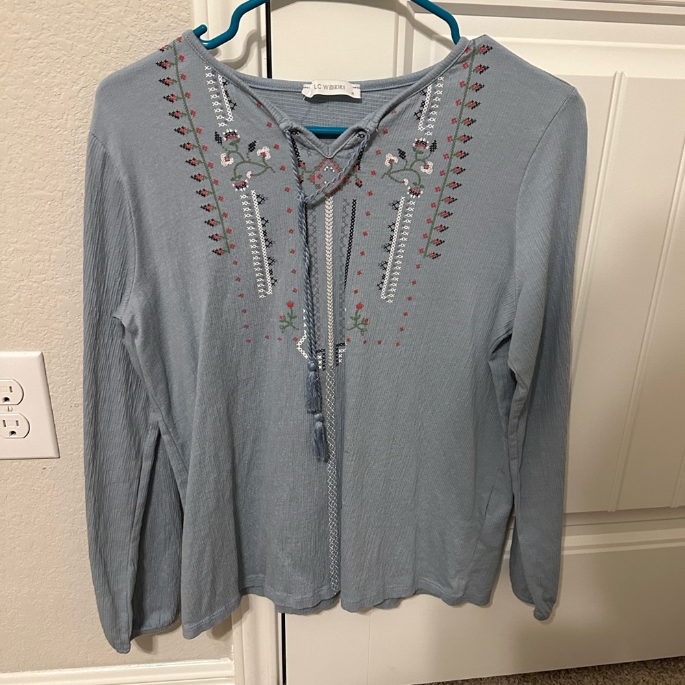 Blue blouse